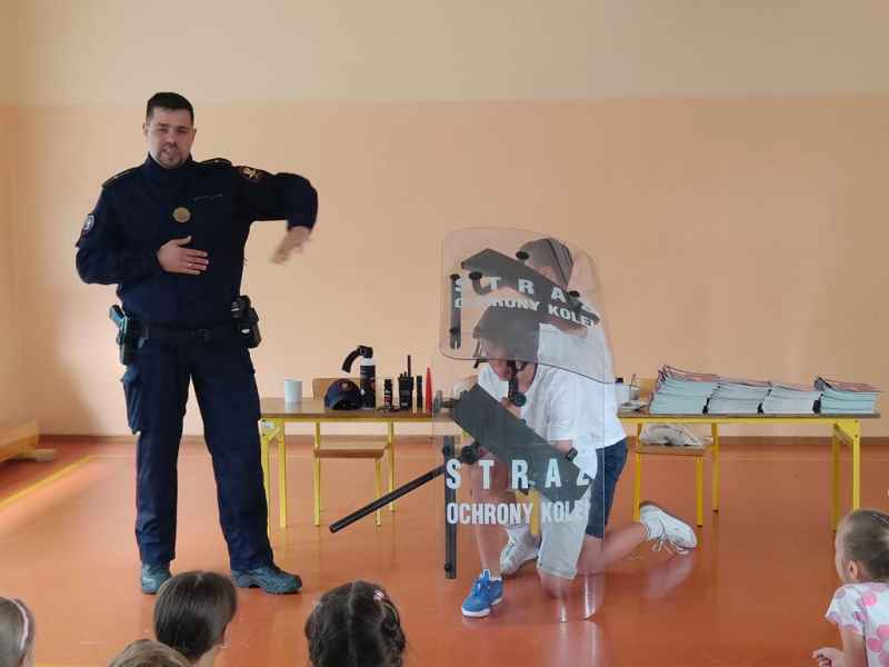 Spotkanie ze Strażą Ochrony Kolei (SOK)